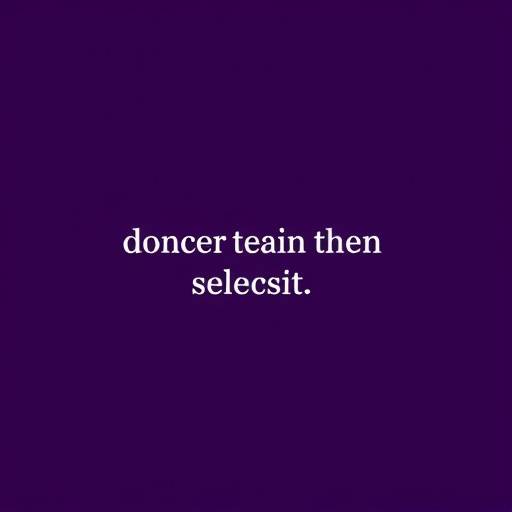 Example of good color contrast for readability. White text on a dark purple background.